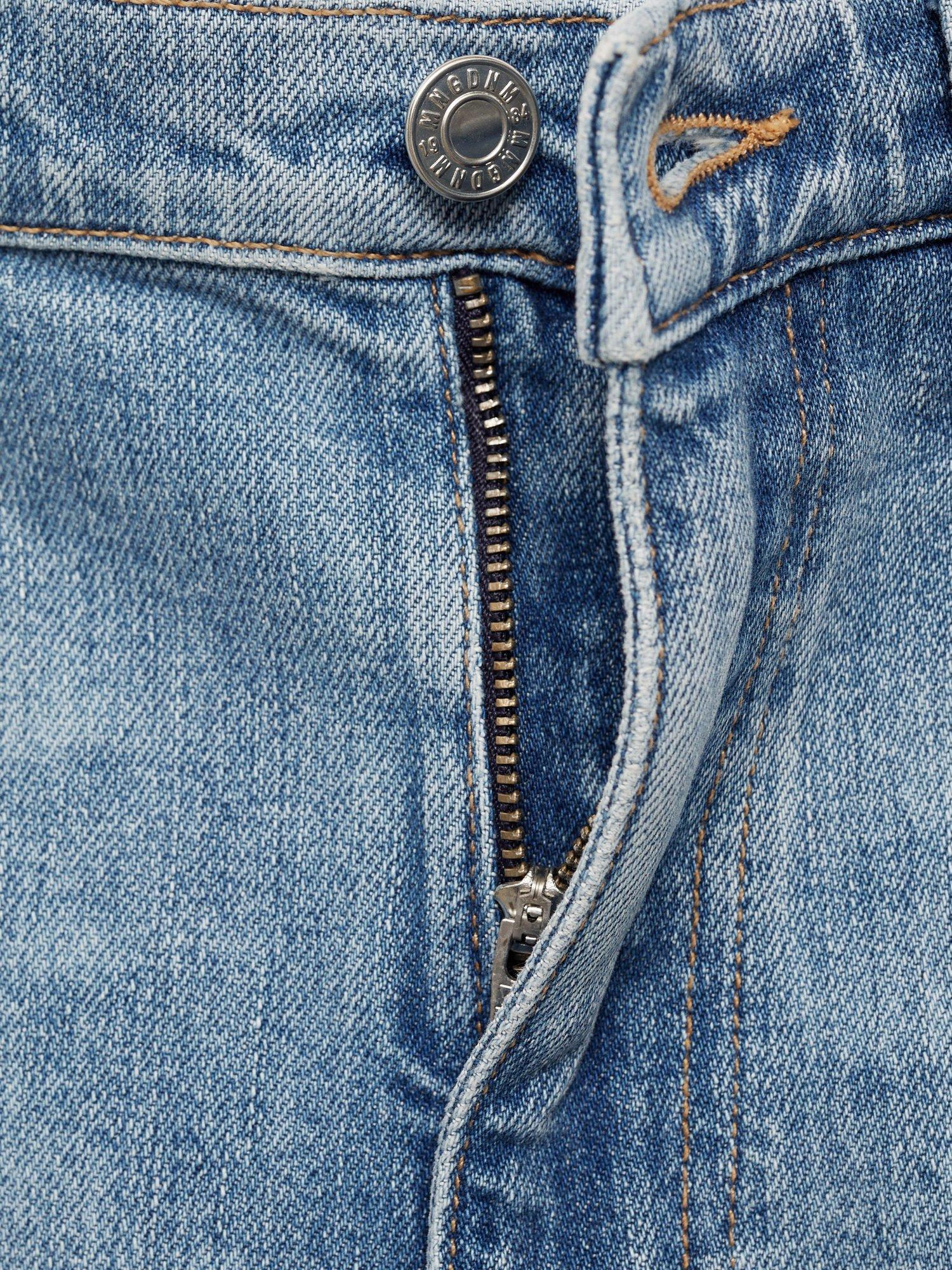 Product image 7 of 7, which shows Mango Claudia Slim Fit Jeans, Open Blue, 12