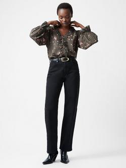 French Connection Toms Bleach Line Jeans, Black, Black