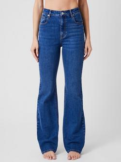 French Connection Toms Flared Jeans, Mid Wash, Mid Wash