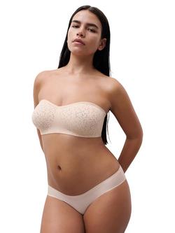 Chantelle Norah Comfort Underwired Bandeau Strapless Bra, Golden Beige