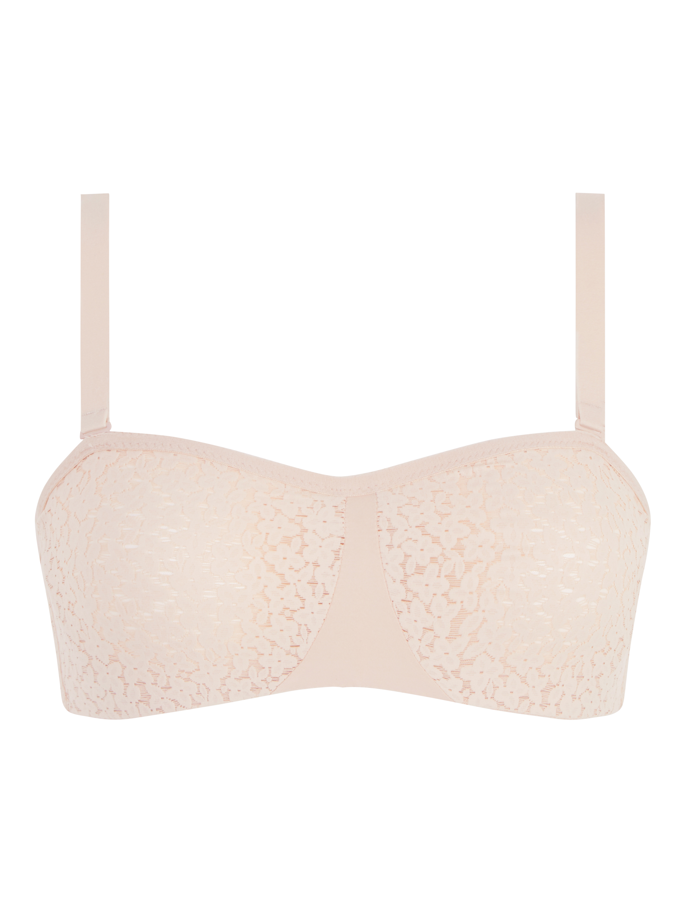 Product image 5 of 5, which shows Chantelle Norah Comfort Underwired Bandeau Strapless Bra, Golden Beige, 32C