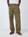 Stan Ray Big Job Painter Cotton Trousers, Leopard Camo