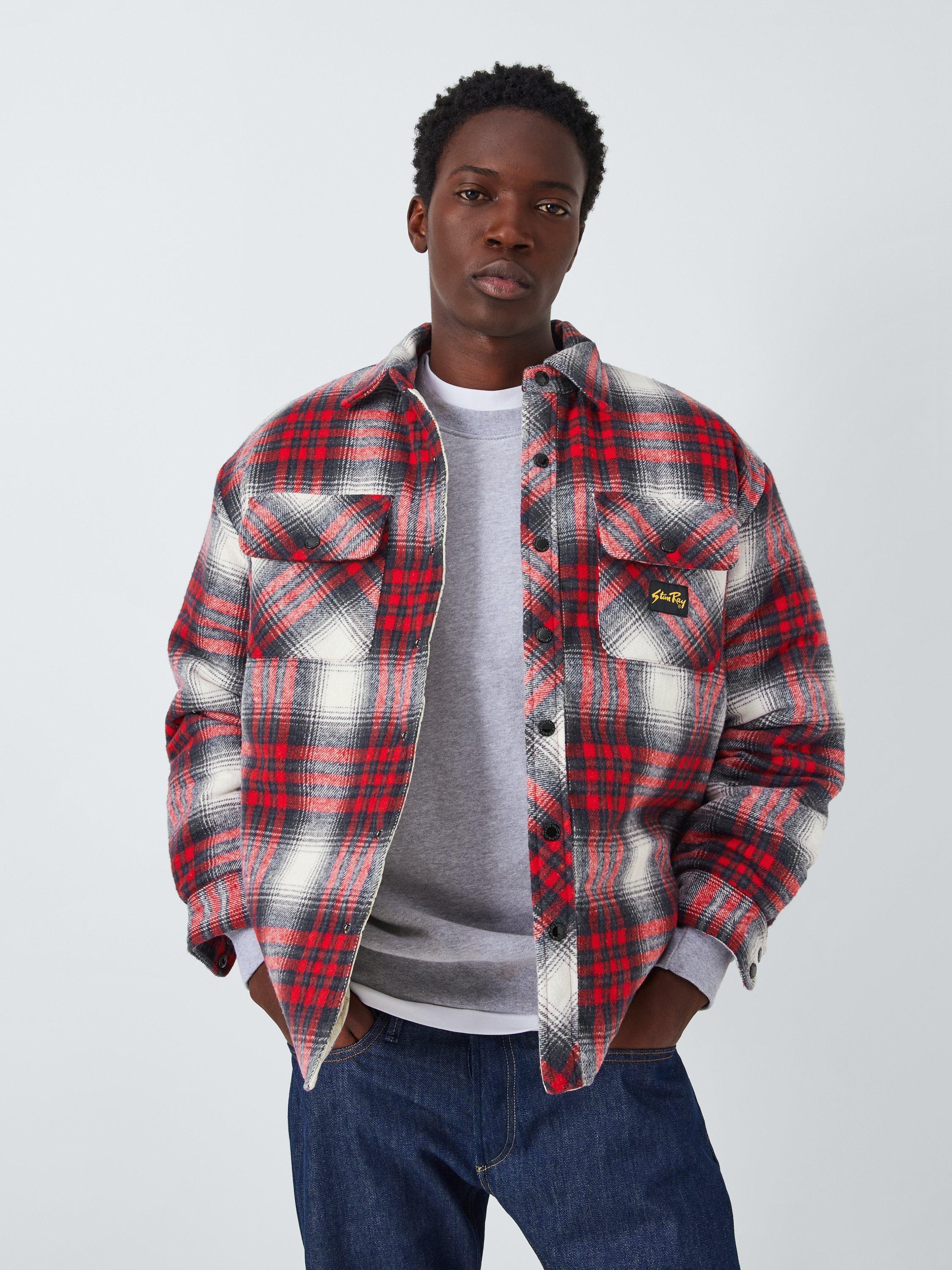 Stan Ray Plaid Overshirt Red Multi