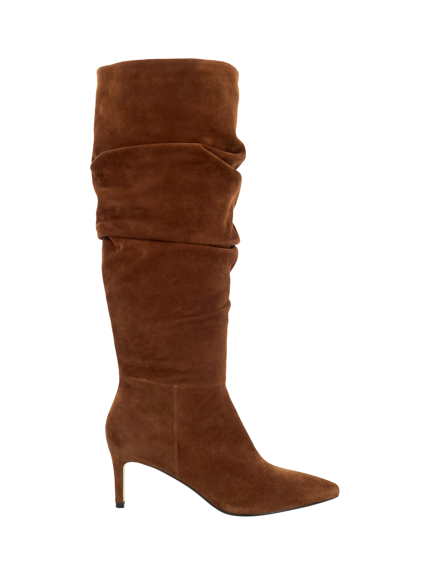 Dune Slouchings Pointed Toe Slouchy Suede Knee Boots