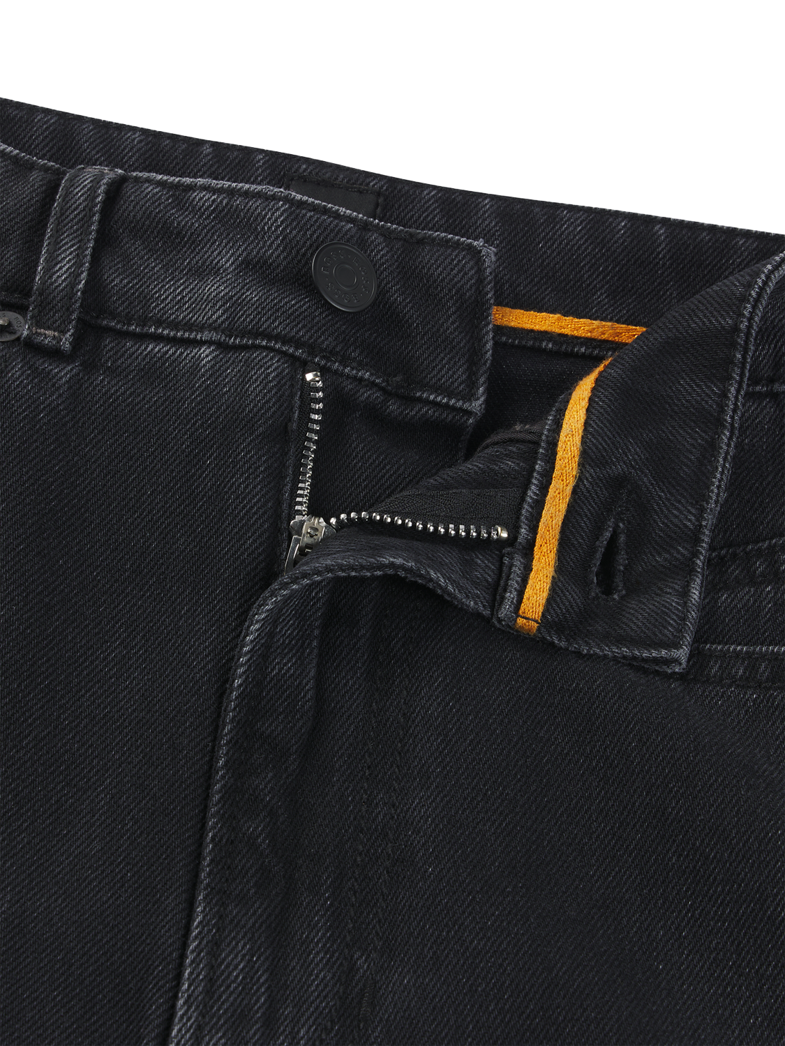 Product image 6 of 6, which shows BOSS Marlene High Rise Jeans, Black, 24