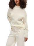 BOSS Flondassy Wool Rich Jumper, Cream