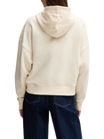 BOSS Eblousa Stone Badge Hoodie, White