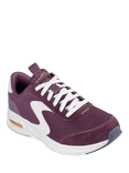 Skechers Skech-Air Court Air Wave Trainers, Wine