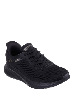 Skechers BOBS Sport Squad Chaos Current Muse Trainers - view 2, Black
