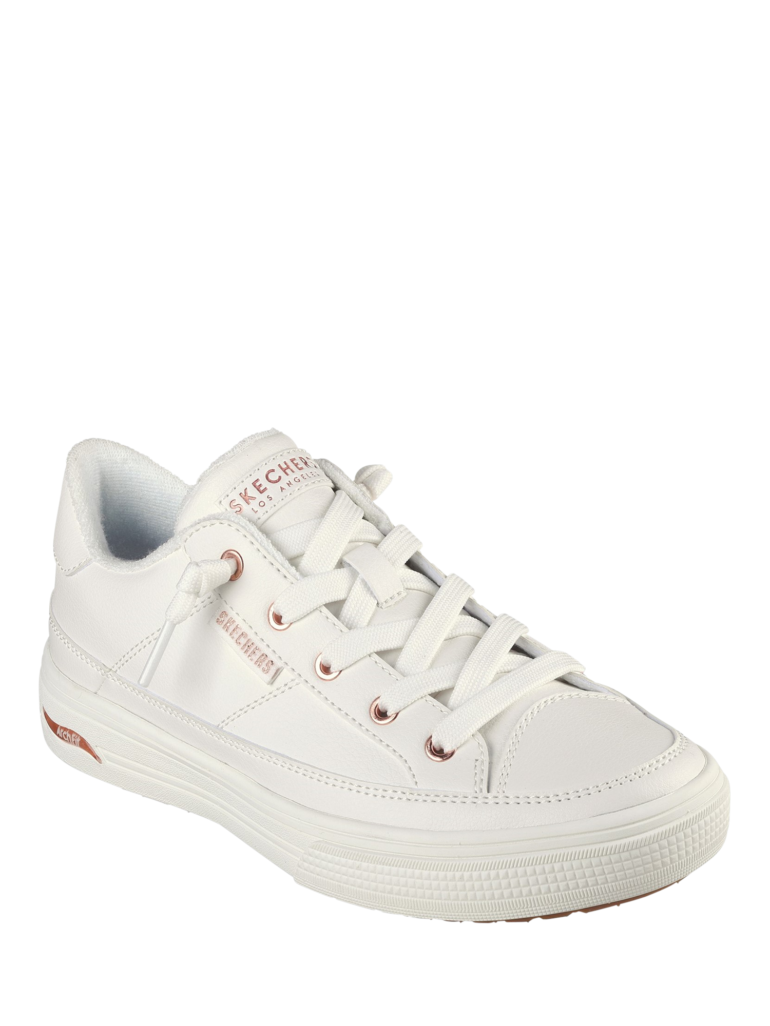 Product image 2 of 4, which shows Skechers Street Arch Fit Arcade On My Way Trainers, White, 3