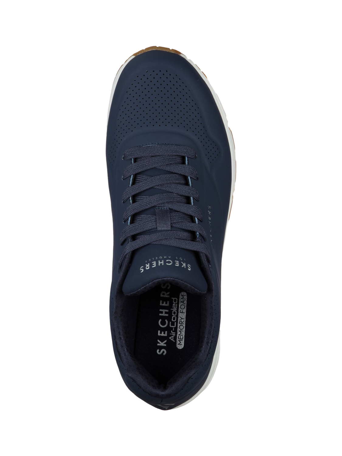 Product image 4 of 4, which shows Skechers Uno Stand On Air Trainers, Navy, 6