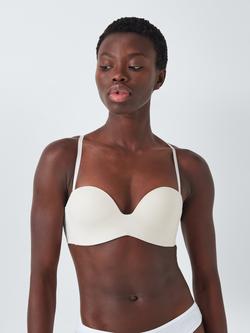 John Lewis Cassie Super Push Up Strapless Bra, Ivory