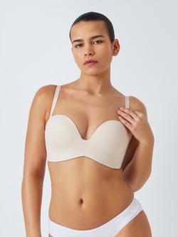 John Lewis Cassie Super Push Up Strapless Bra - view 2, Ivory