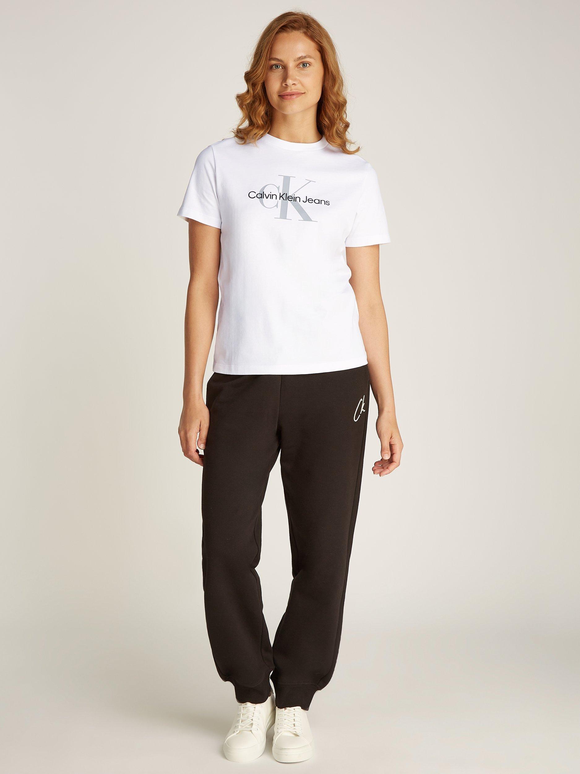 Calvin Klein Jeans Mono Logo T-Shirt, White