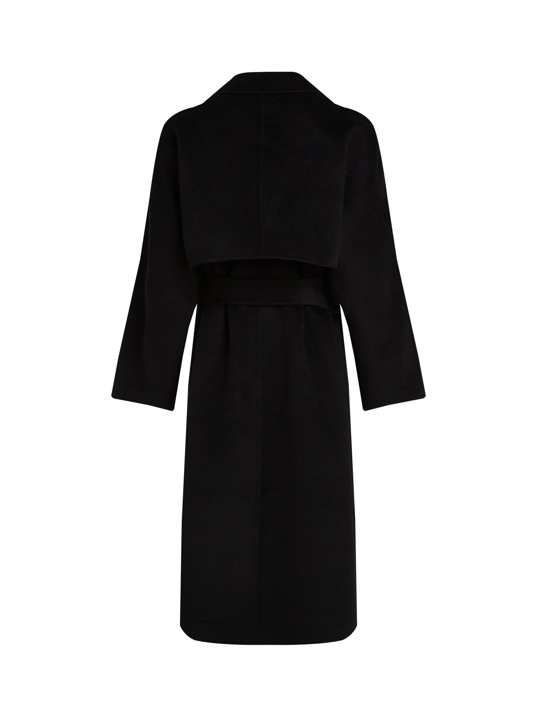 Calvin klein wool wrap shops coat