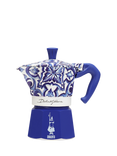 Bialetti Dolce & Gabbana Mediterranean Blue Moka Express Hob Espresso Coffee Maker