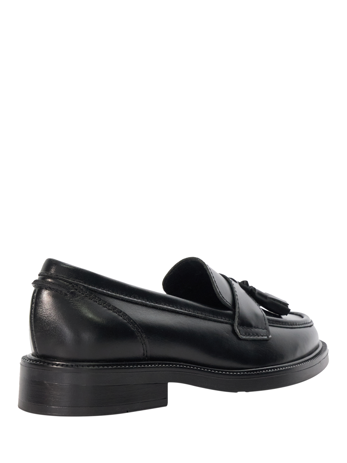 Product image 4 of 5, which shows Dune London Garda Wide Fit Leather Loafers, Black, EU36