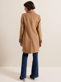 Phase Eight Lydia Wool Rich Coat - view 2, Camel