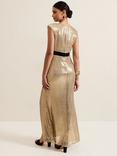 Phase Eight Jamae Sequin Maxi Dress, Gold