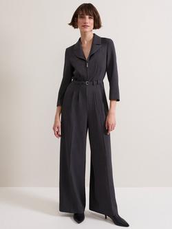 Phase Eight Pamela Tailored Jumpsuit, Grey, Grey