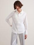 Phase Eight Tiana Tuxedo Shirt, Ivory