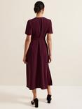 Phase Eight Julissa Wrap Dress, Burgundy