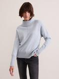 Phase Eight Steph Roll Neck Jumper Jumper, Light Blue