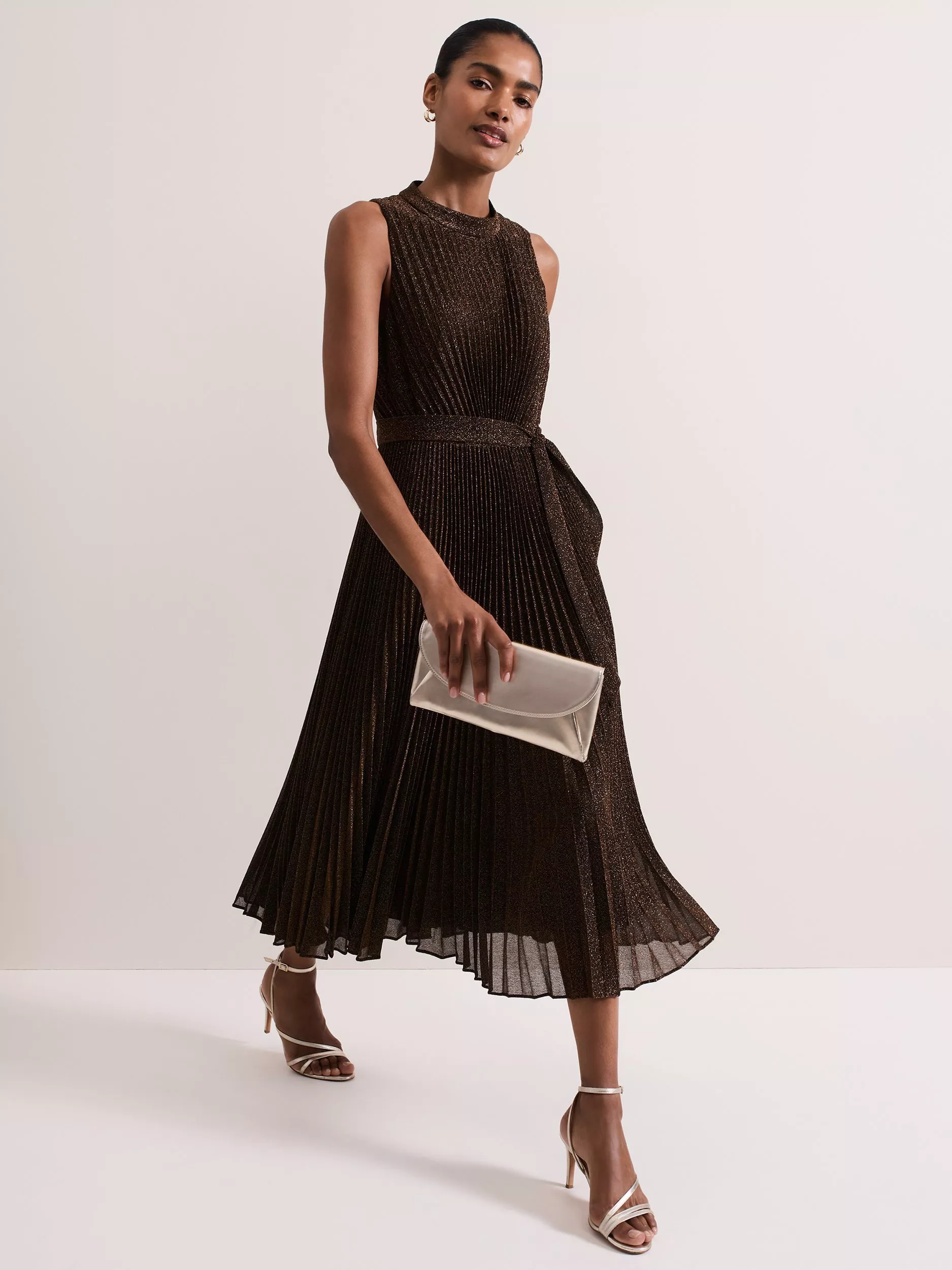 Pleated Maxi Dresses John Lewis Partners