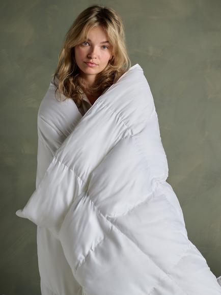 Bedfolk Feather and Down Duvet, 4.5 Tog - view 2, White