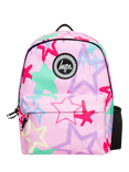 Hype Kids' Graffiti Stars Backpack, 18L, Pink/Multi