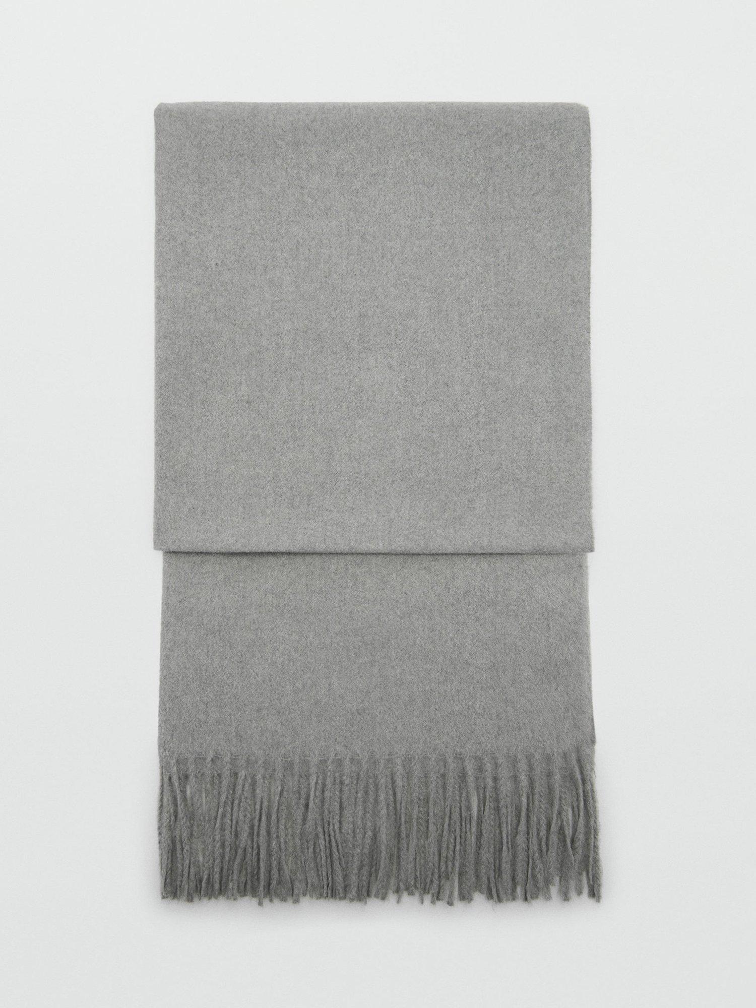 Mango Sweet Scarf, Lt Pastel Grey, One Size