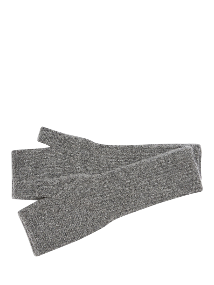 Product image 1 of 5, which shows Celtic & Co. Super Soft Pure Wool Wrist Warmers, One Size, Derby Grey