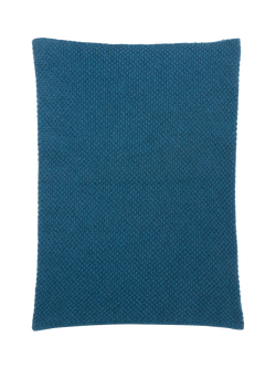 Celtic & Co. Moss Stitch Lambswool Snood - view 2, Icelandic Blue