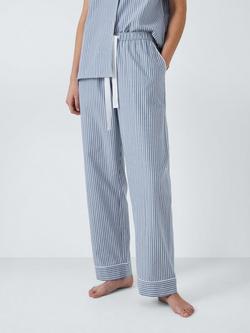 John Lewis Ladder Stripe Pyjama Bottoms, Blue