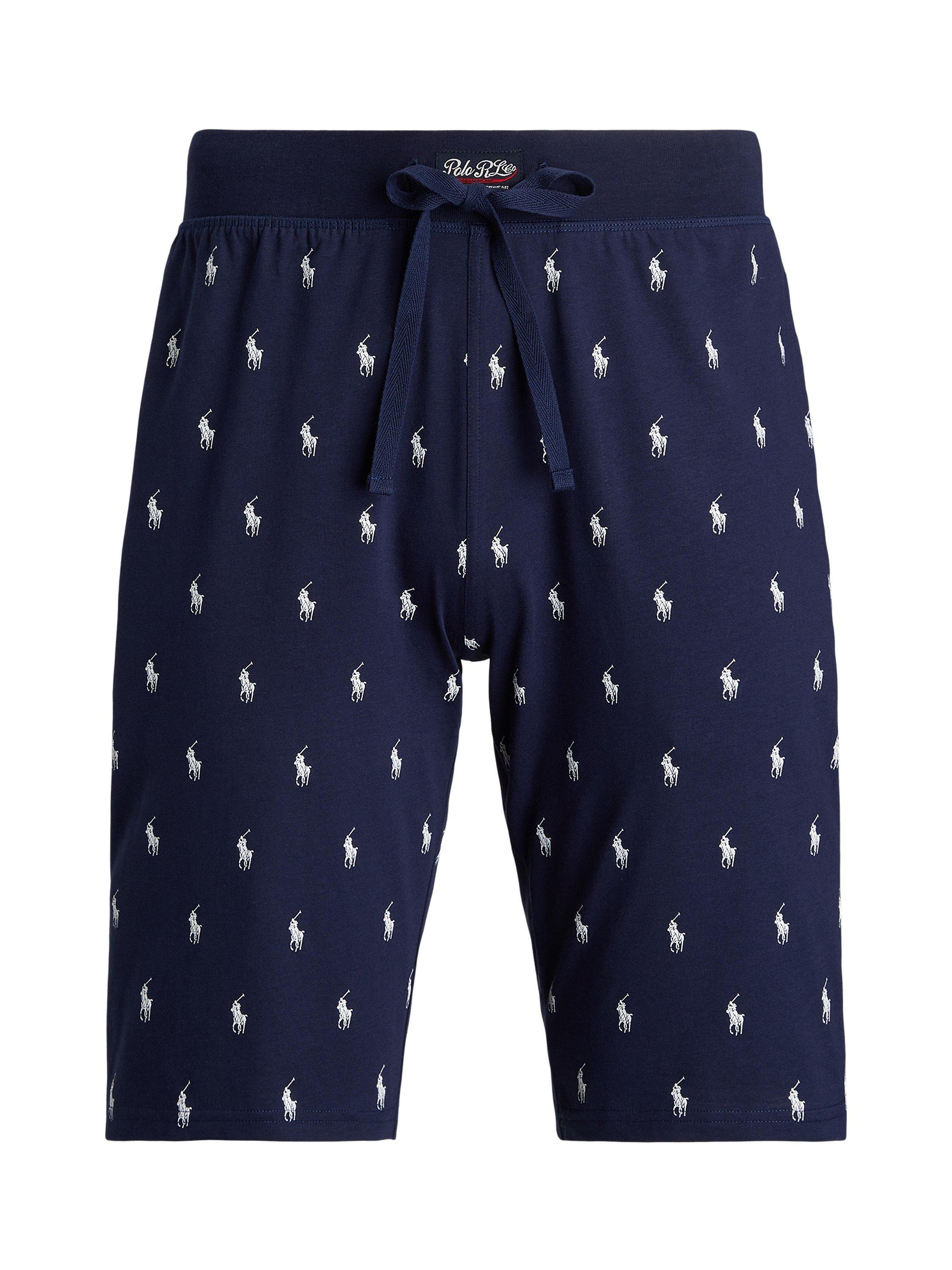 Polo Ralph Lauren All over Pattern Sleep Shorts Navy