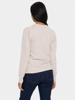 Saint Tropez Mila Long Sleeve Jumper, Grey - view 2, Grey