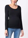 Seraphine Maternity & Nursing Long Sleeve Tops, Pack of 2, Black/Multi