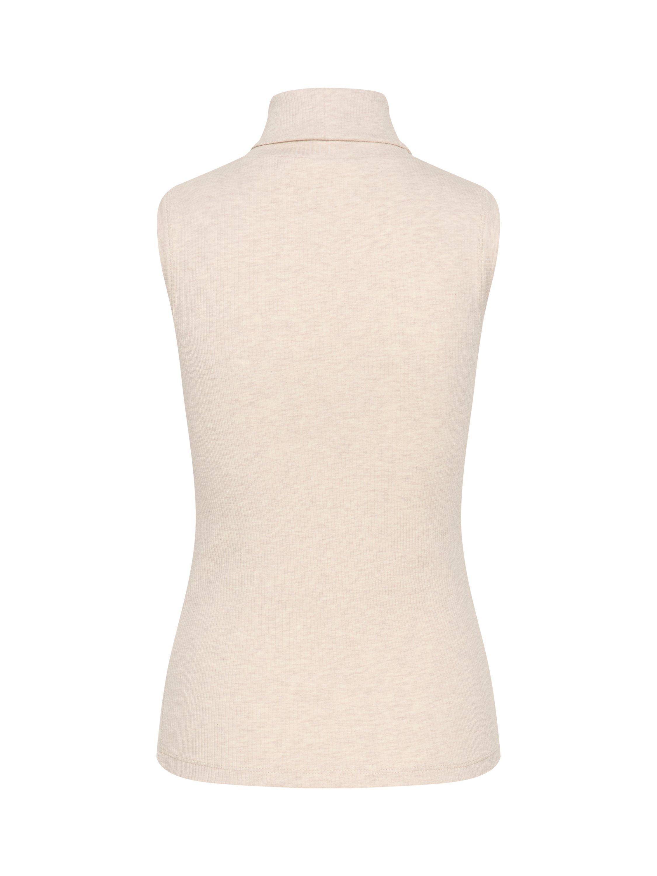 Product image 5 of 5, which shows InWear Dagna Rib Knit Top, Ecru, XS