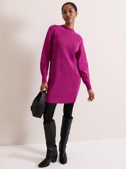 Phase Eight Eliana Jumper Dress, Pink, Pink