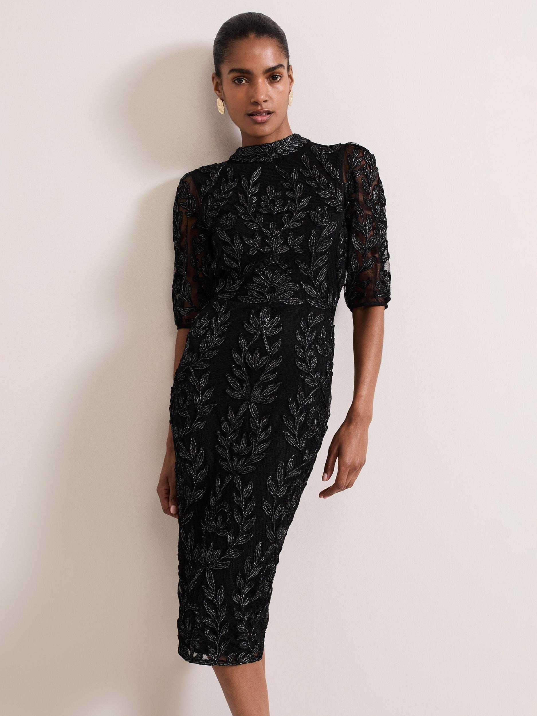 【エレガント】Phase Eight / misha テープワーク シマードレス Misha Tapework Shimmer Dress | Phase Eight UK |
