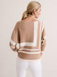 Phase Eight Geri Knit Top, Camel