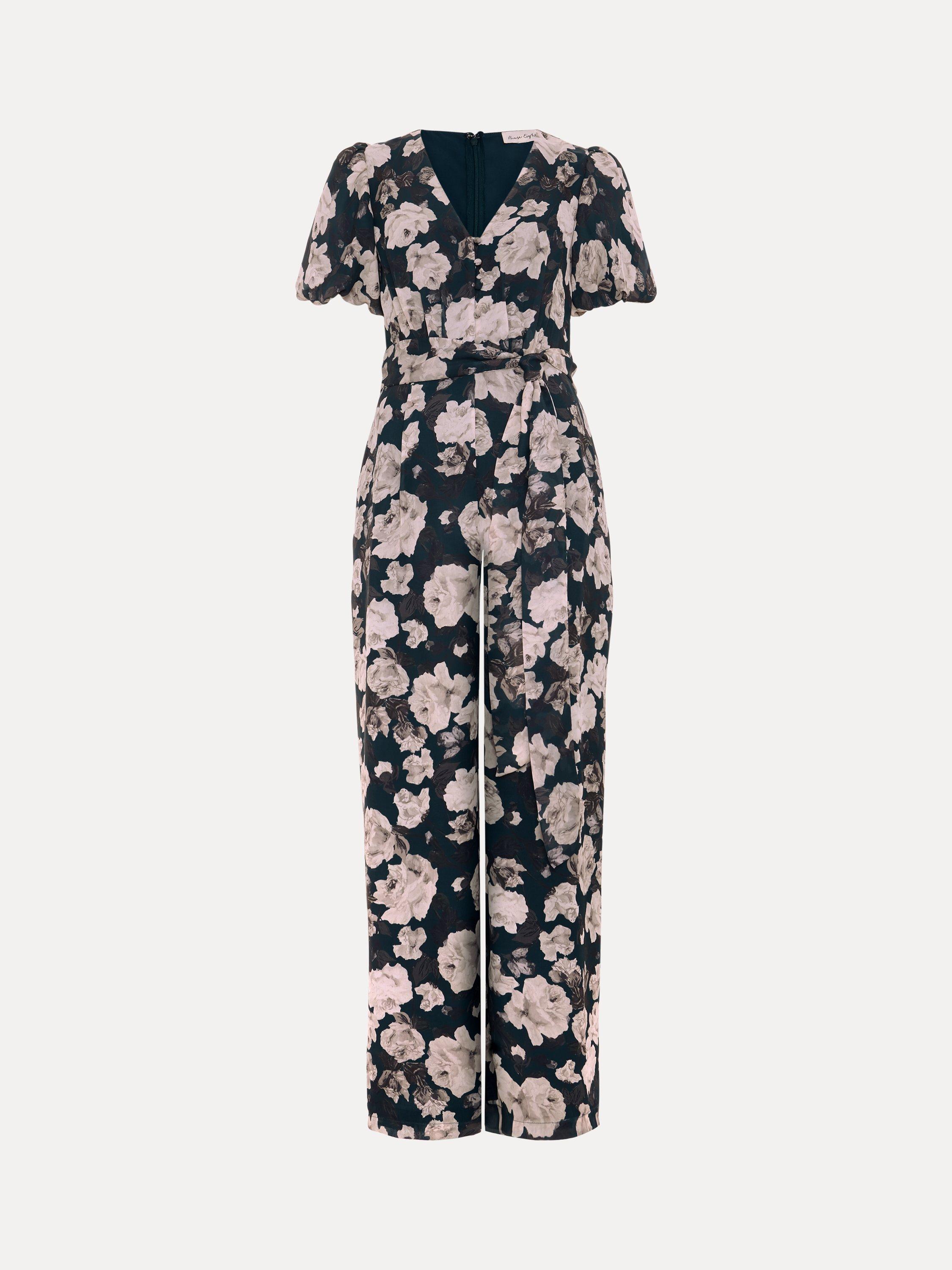 Product image 5 of 8, which shows Phase Eight Myron Floral Jumpsuit, Multi, 8