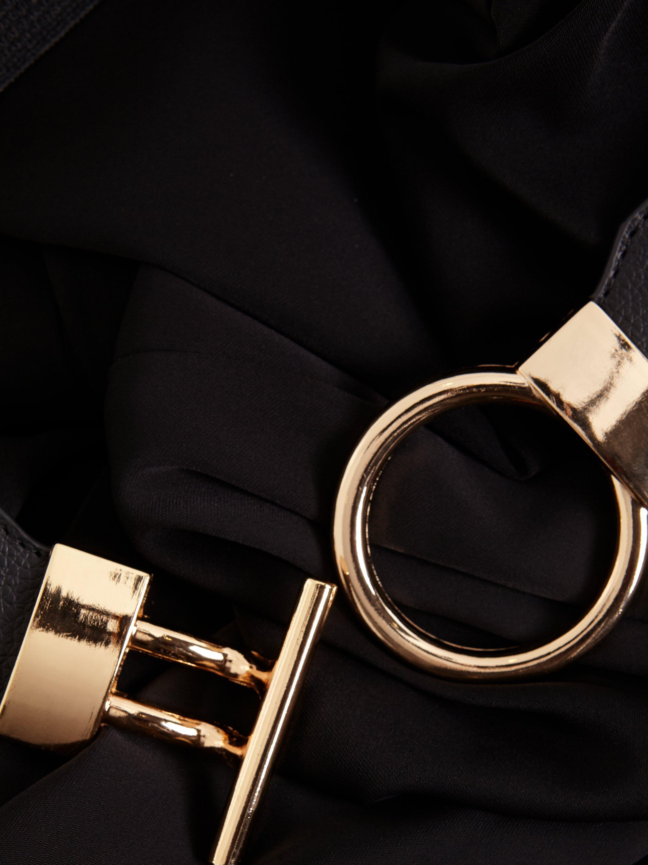 Product image 6 of 9, which shows Phase Eight Nerissa Collar Jumpsuit, Black, 10