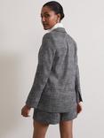 Phase Eight Evie Prince of Wales Check Blazer, Grey