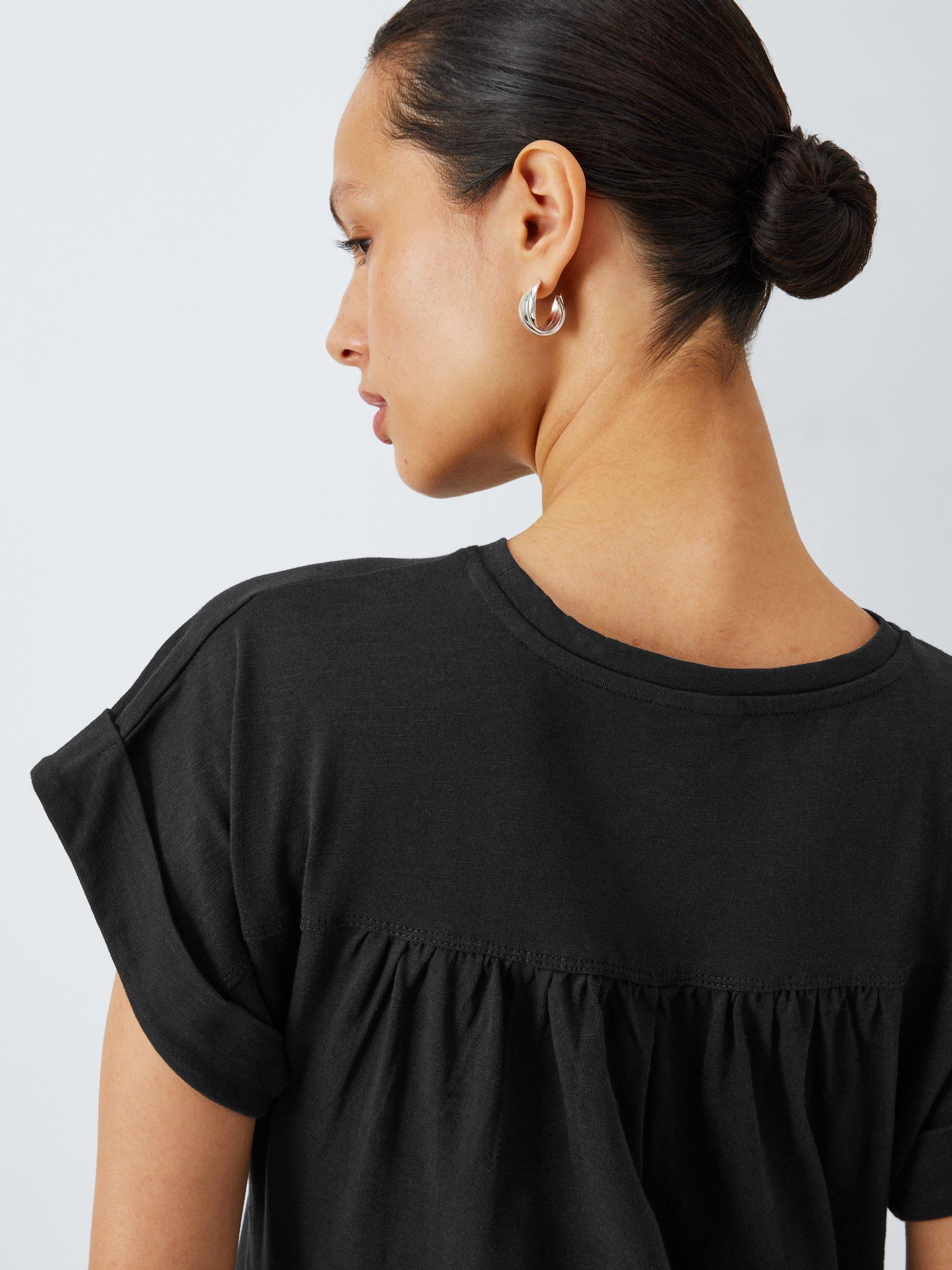 Product image 6 of 6, which shows AND/OR Kirby Jersey T-Shirt Dress, Black, 6