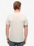 Superdry Cotton Blend Classic Vintage Logo Graphic T-Shirt, Oat Cream Marl