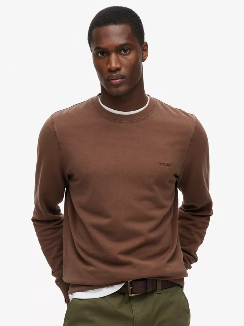 Plain brown sweatshirt on sale