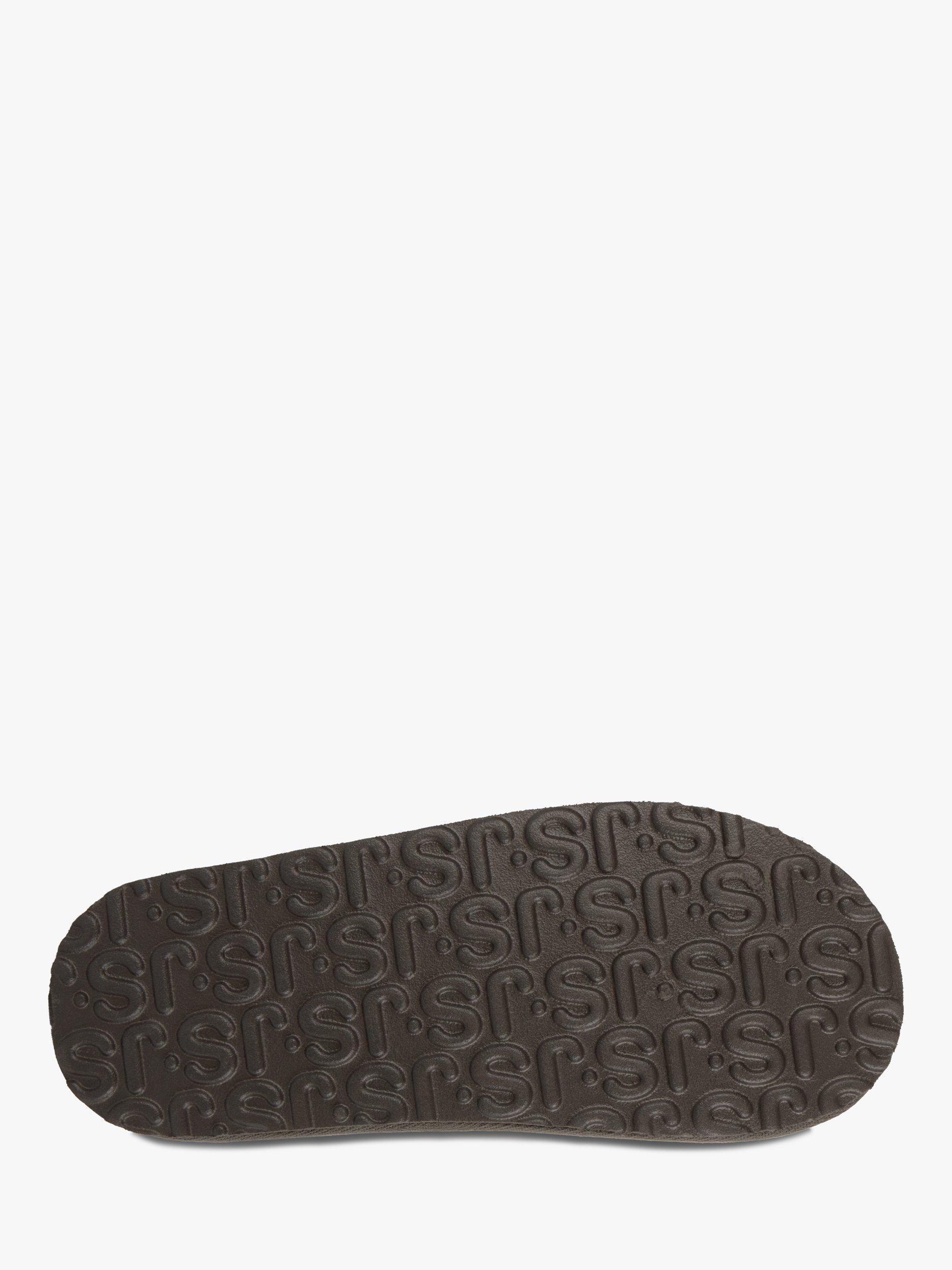 Product image 6 of 6, which shows Just Sheepskin Miles Sheepskin Chunky Mule Slippers, Granite, 8