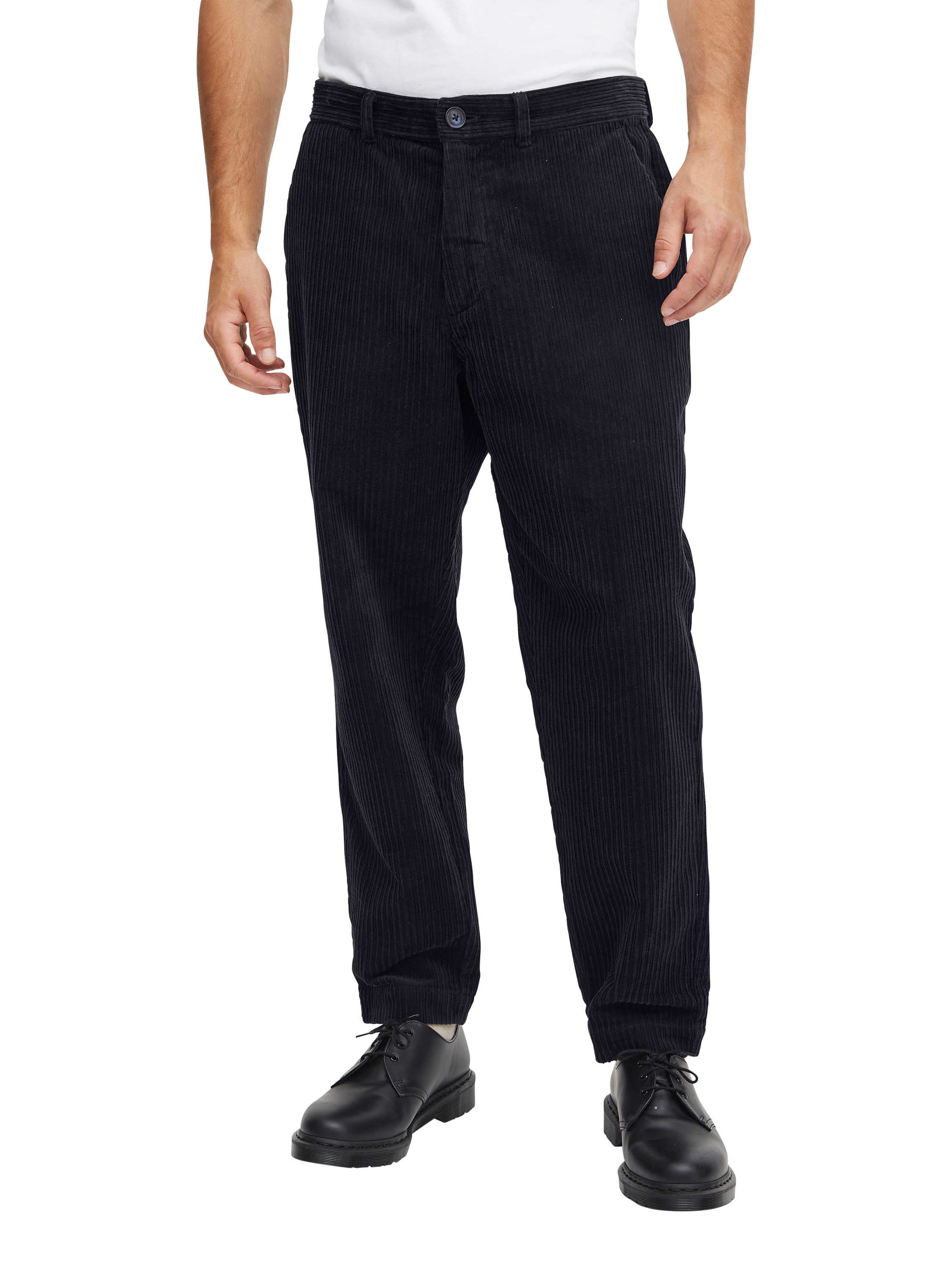 Casual Friday Pepe Corduroy Trousers, Dark Navy