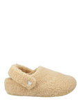 Crocs Kids' Classic Cozzzy Slippers, Wheat